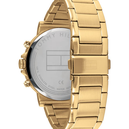 Relógio dourado TOMMY HILFIGER masculino 46mm