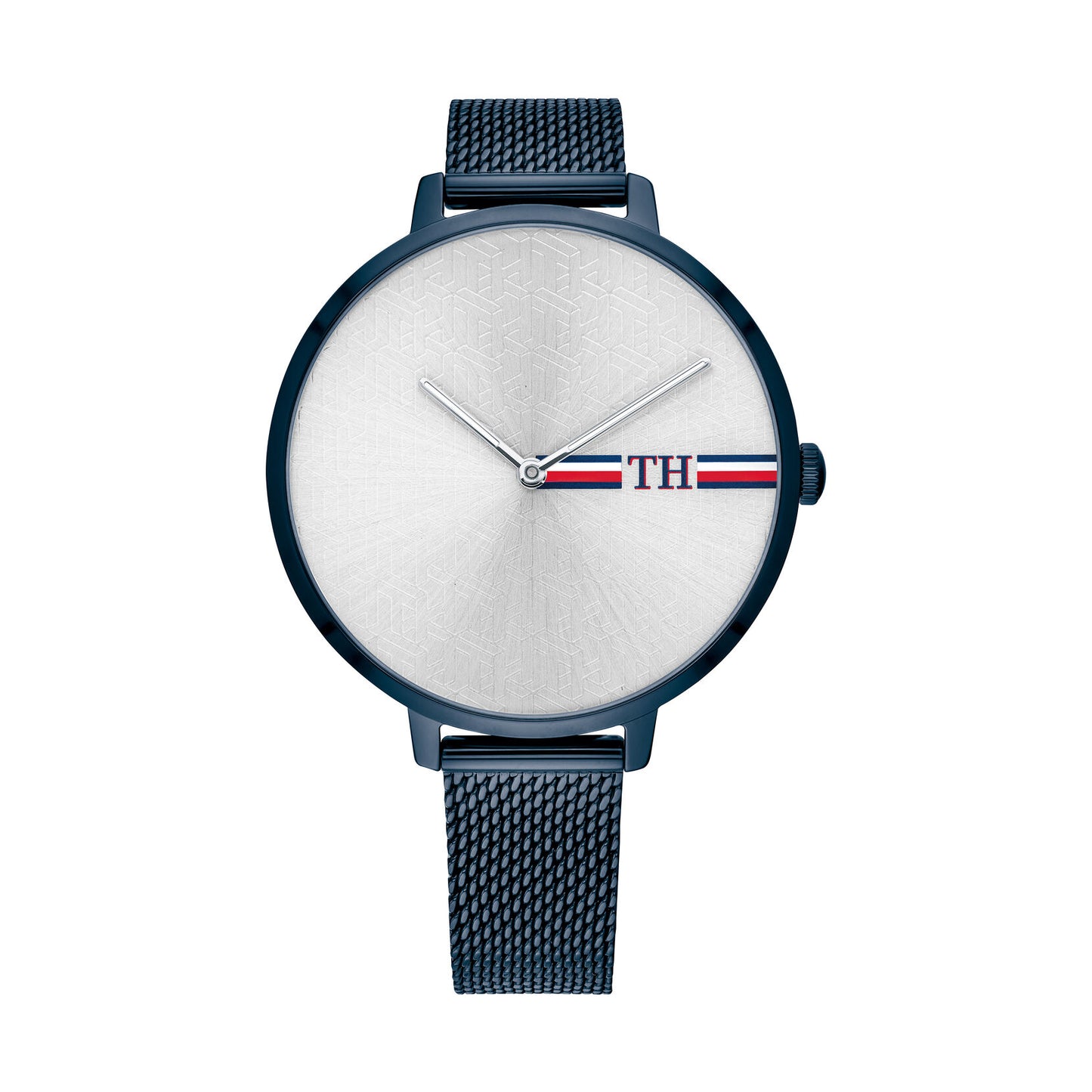 Relógio importado TOMMY HILFIGER feminino azul com mostrador cinza 38mm