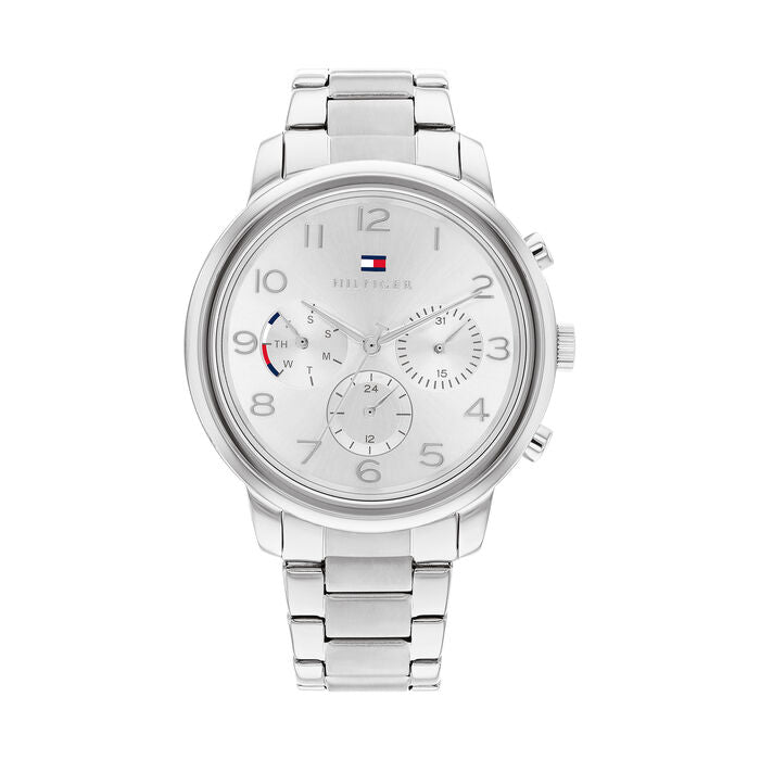 Relógio importado TOMMY HILFIGER feminino 38mm em prata