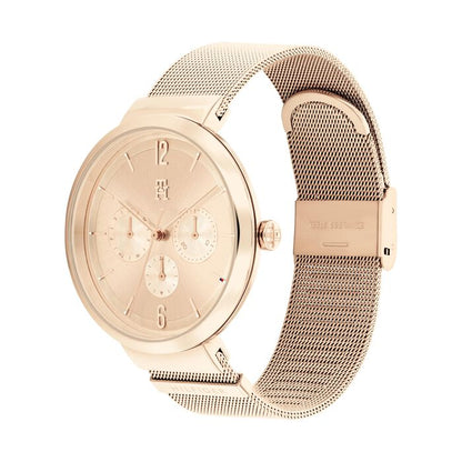 Relógio importado TOMMY HILFIGER feminino 40mm rose em aço inoxidável