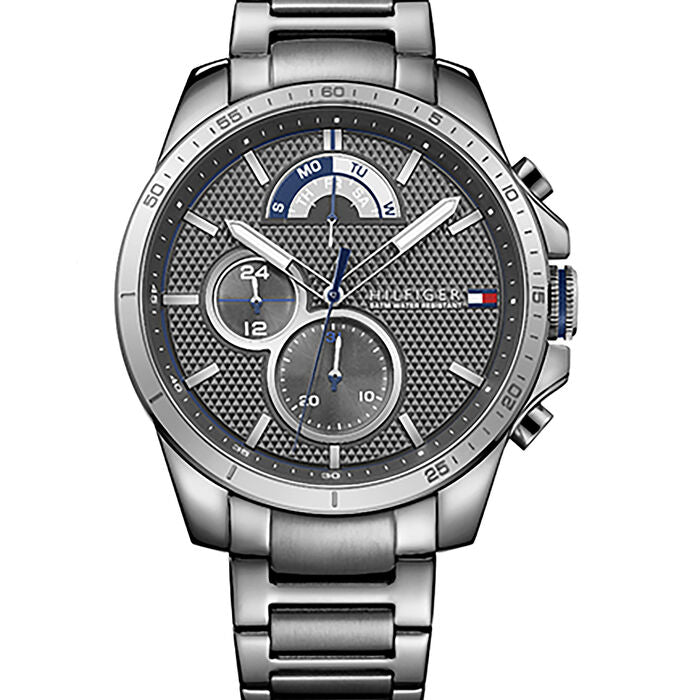 Relógio prata TOMMY HILFIGER masculino 48mm