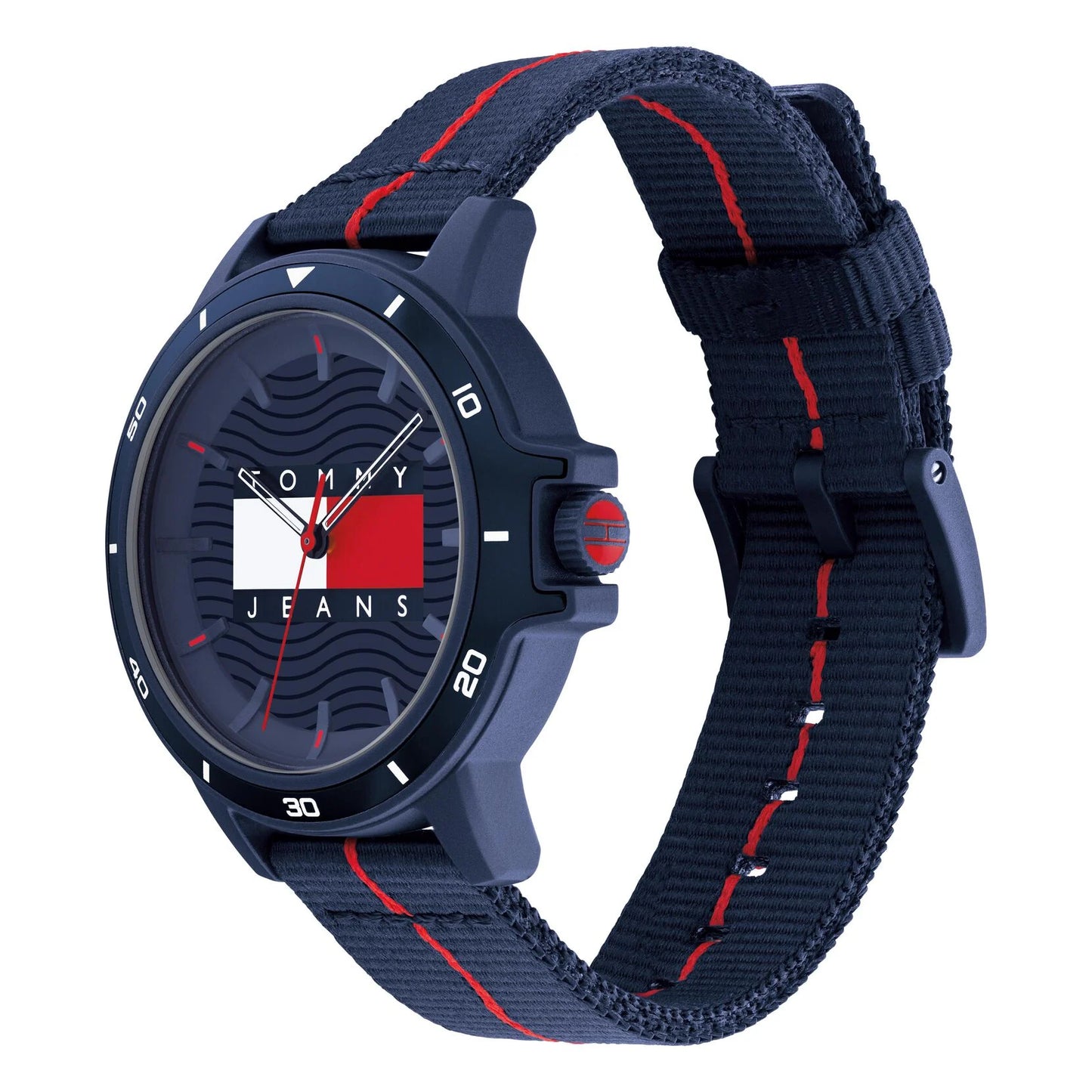 Relógio importado TOMMY HILFIGER JEANS masculino azul 42mm