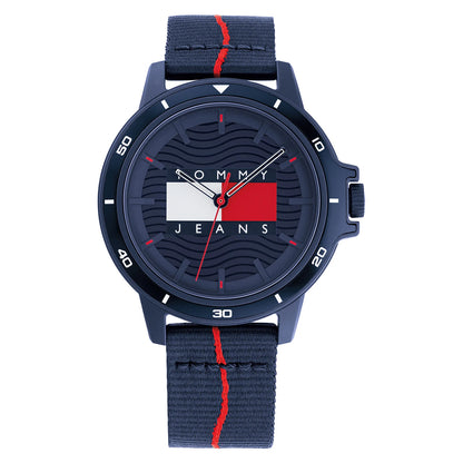 Relógio importado TOMMY HILFIGER JEANS masculino azul 42mm