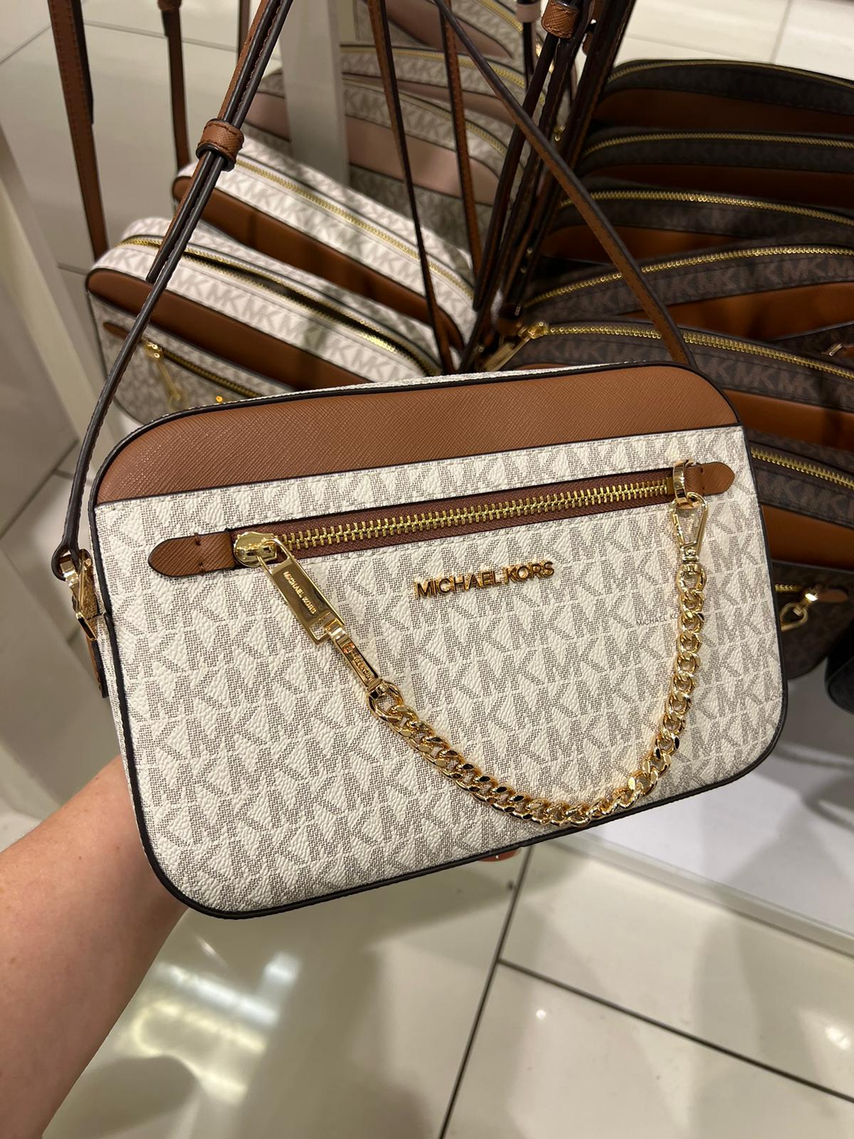 Bolsa importada MICHAEL KORS transversal Jet Set correntinha