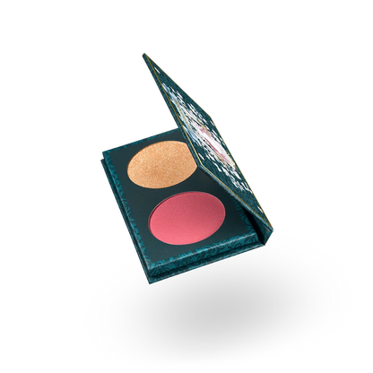 Duo Blush e Iluminador KIKO MILANO coleção Bridgerton