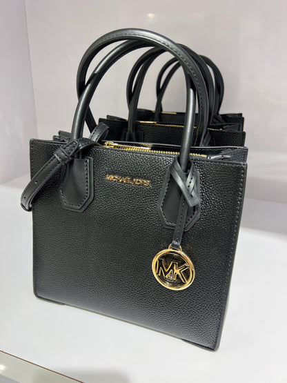 Bolsa importada MICHAEL KORS estruturada Mercer de mão e transversal