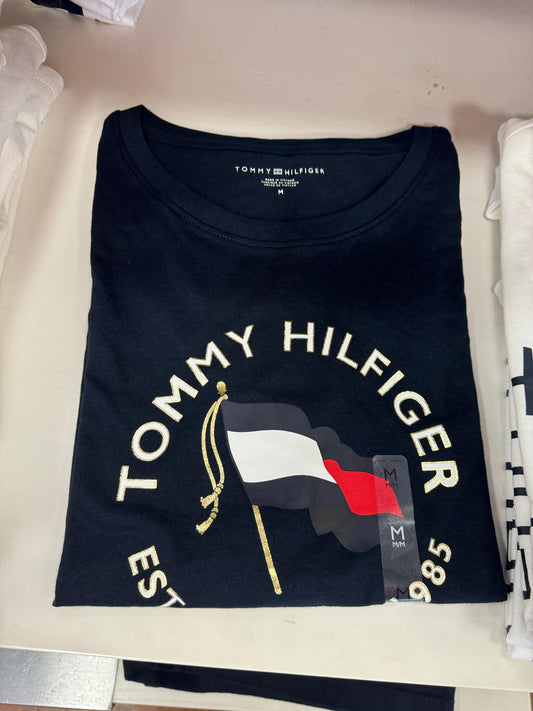 Camiseta feminina TOMMY HILFIGER gola redonda