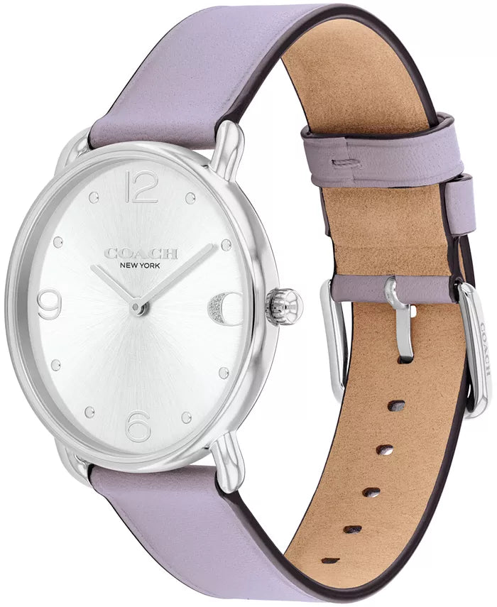 Relógio COACH feminino 36mm roxo claro