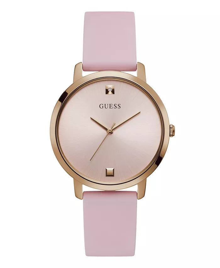 Relógio Analógico GUESS Feminino Rosa Silicone 40 mm