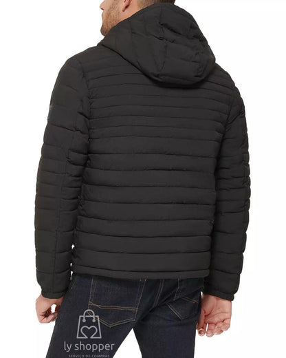 Jaqueta importada masculina TOMMY HILFIGER puffer com capuz