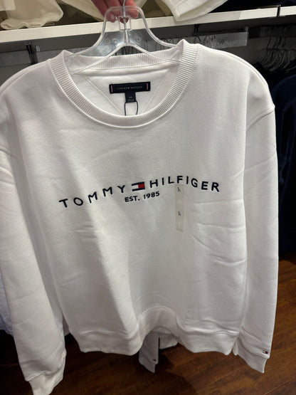 Moletom peluciado masculino sem capuz TOMMY HILFIGER