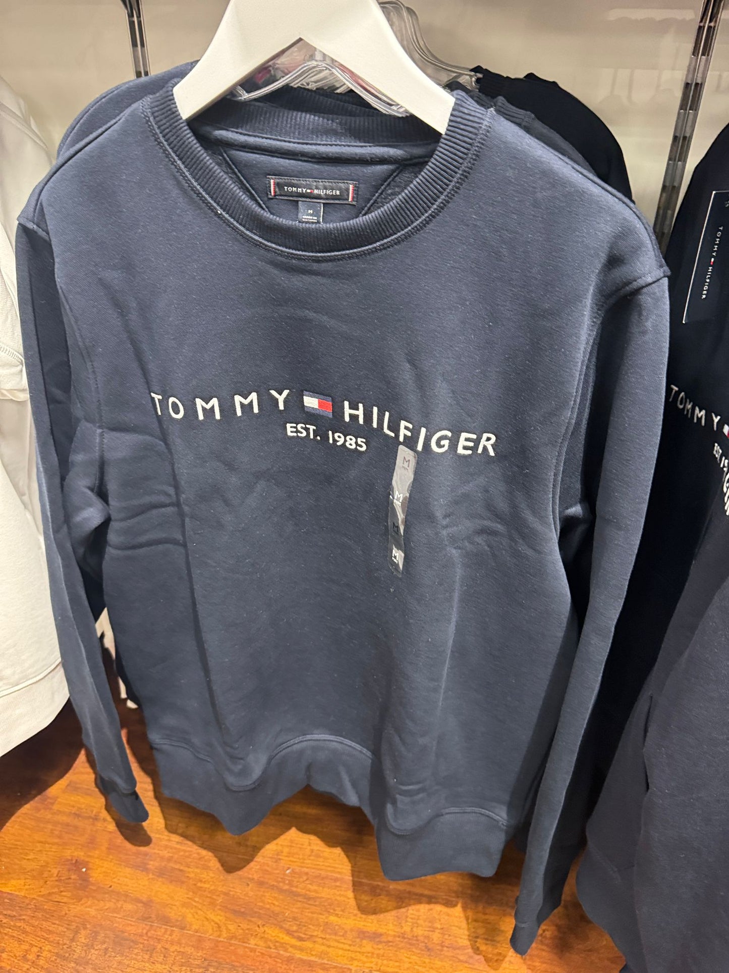 Moletom peluciado masculino sem capuz TOMMY HILFIGER