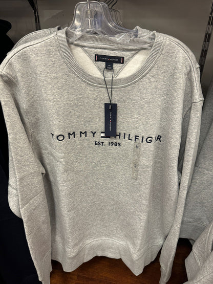 Moletom peluciado masculino sem capuz TOMMY HILFIGER