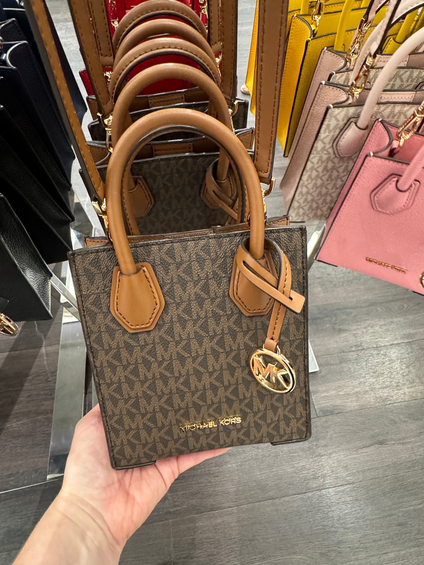 Bolsa importada MICHAEL KORS Mercer mini de mão e transversal