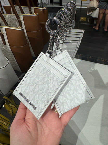 Porta cartão importado MICHAEL KORS vertical com chaveiro