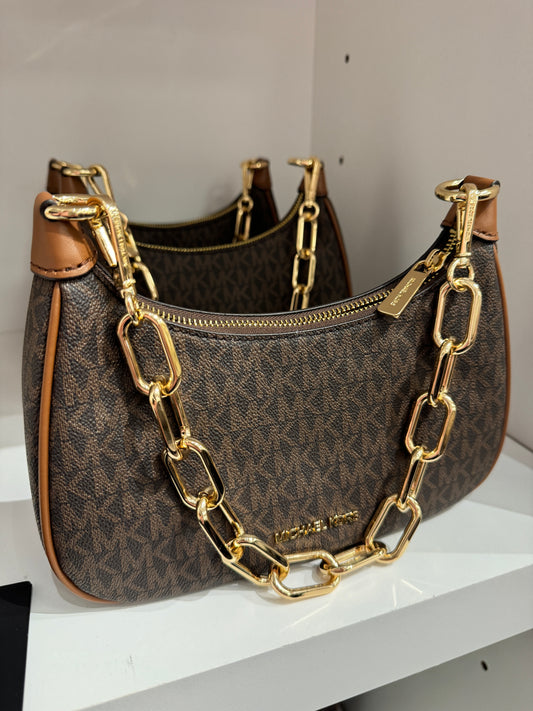 Bolsa de ombro importada MICHAEL KORS Cora pequena