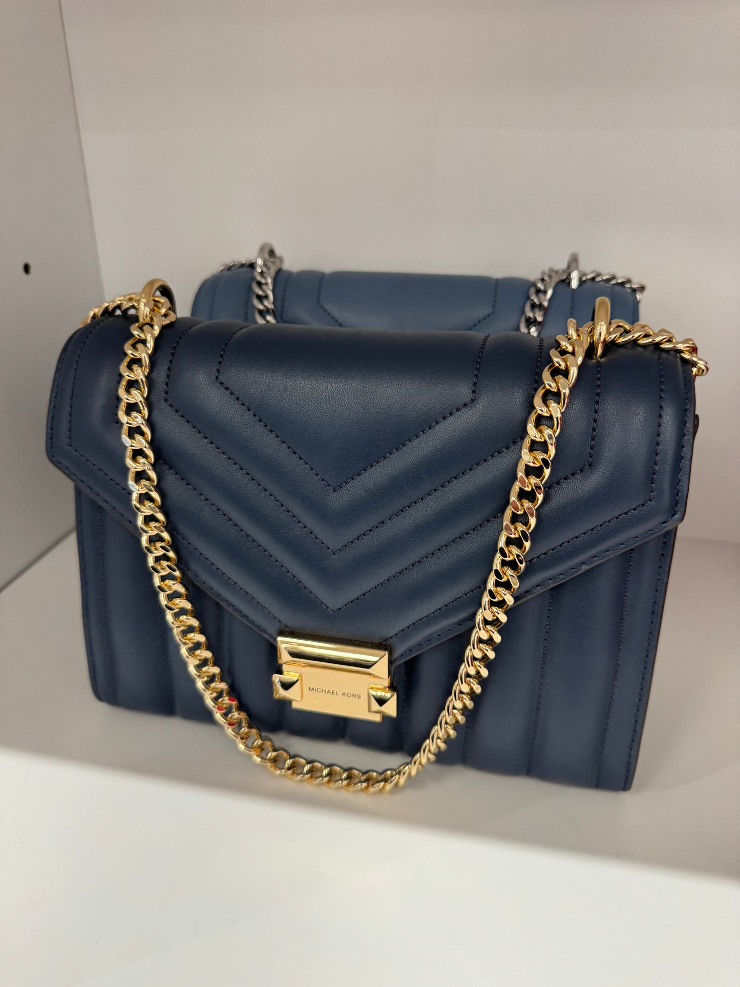 Bolsa importada MICHAEL KORS Whitney média de ombro e transversal