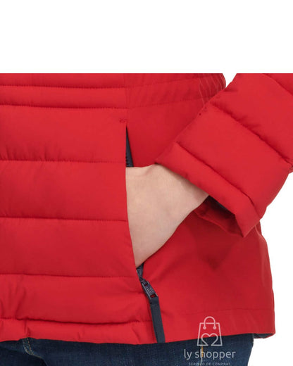 Jaqueta feminina importada TOMMY HILFIGER puffer com capuz