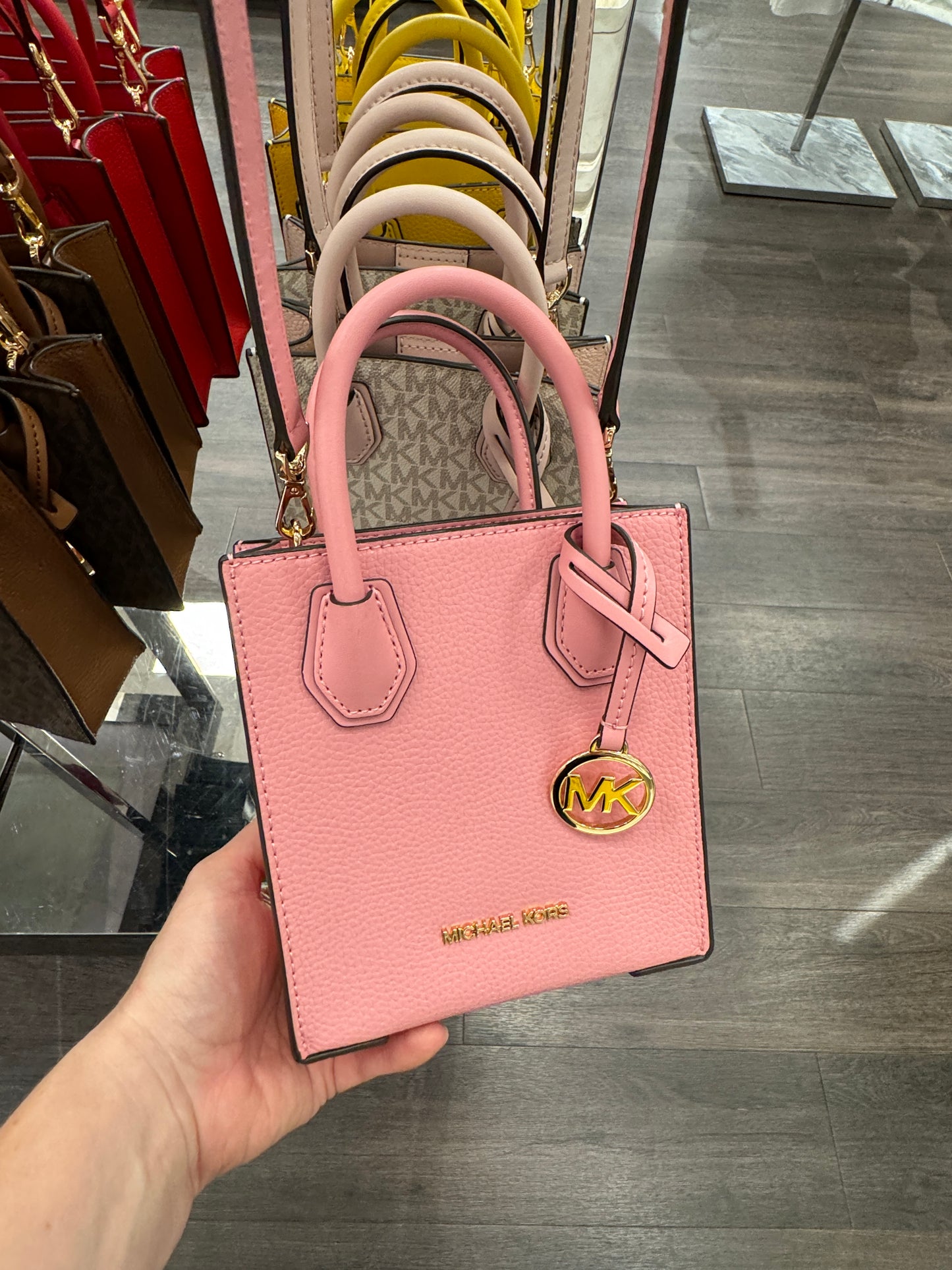 Bolsa importada MICHAEL KORS Mercer mini de mão e transversal