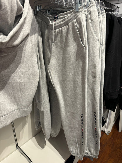 Calça de moletom peluciado TOMMY HILFIGER feminino com bordado