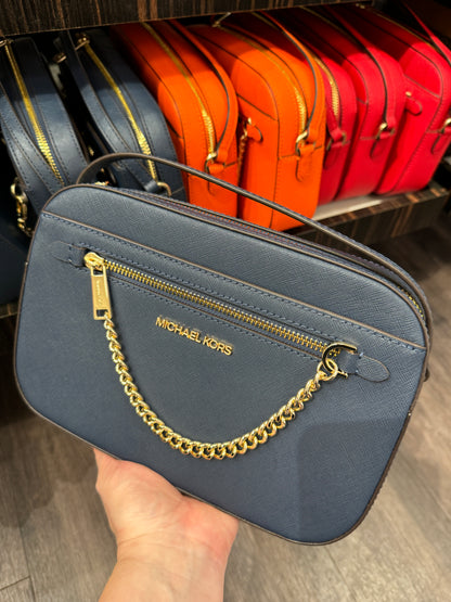 Bolsa importada MICHAEL KORS transversal Jet Set correntinha