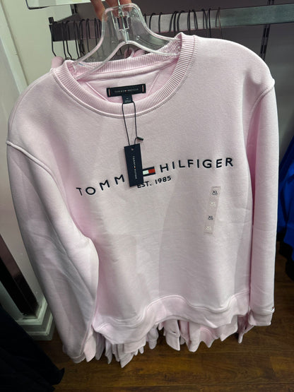 Moletom peluciado masculino sem capuz TOMMY HILFIGER