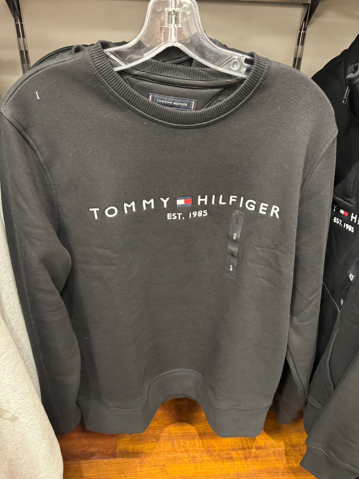 Moletom peluciado masculino sem capuz TOMMY HILFIGER