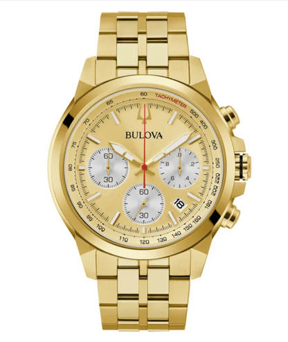 Relógio masculino Bulova Classic Chronograph de aço inoxidável de quartzo