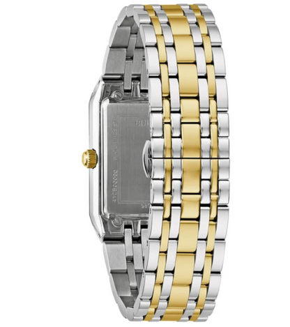 Relógio masculino Bulova Quadra Gold-Tone de quartzo em aço inoxidável