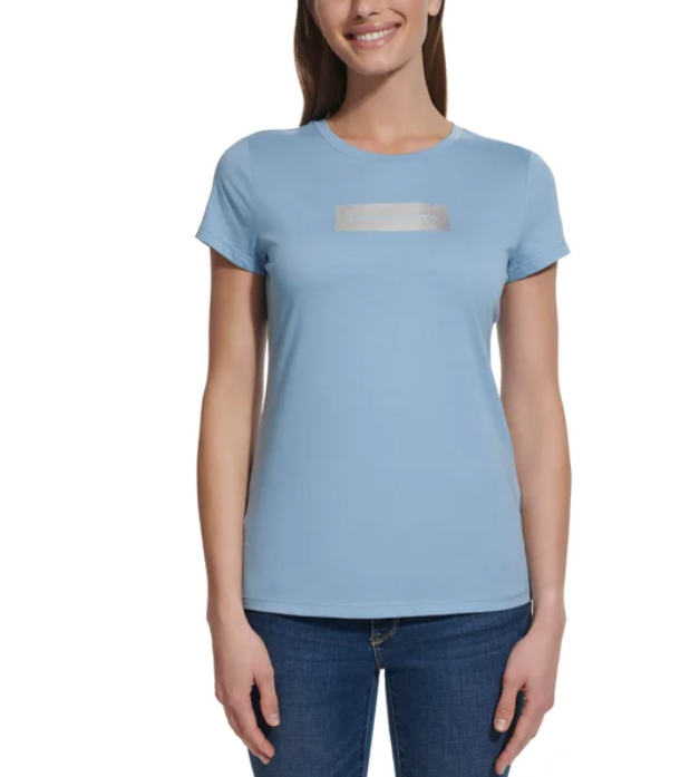 Camiseta Calvin Klein Jeans Feminina com Logotipo