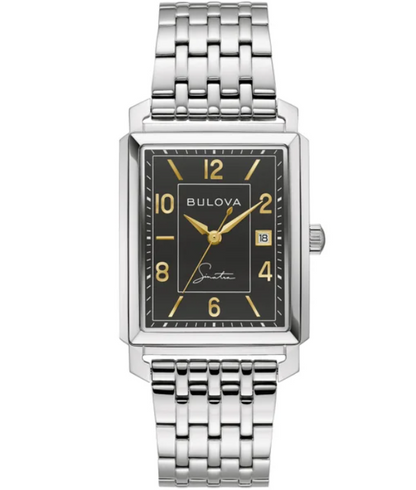 Relógio masculino Bulova Frank Sinatra de quartzo em aço inoxidável