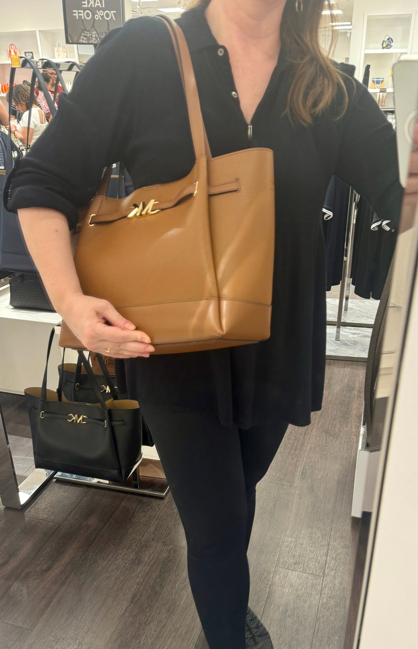 Bolsa de ombro MICHAEL KORS Belted grande