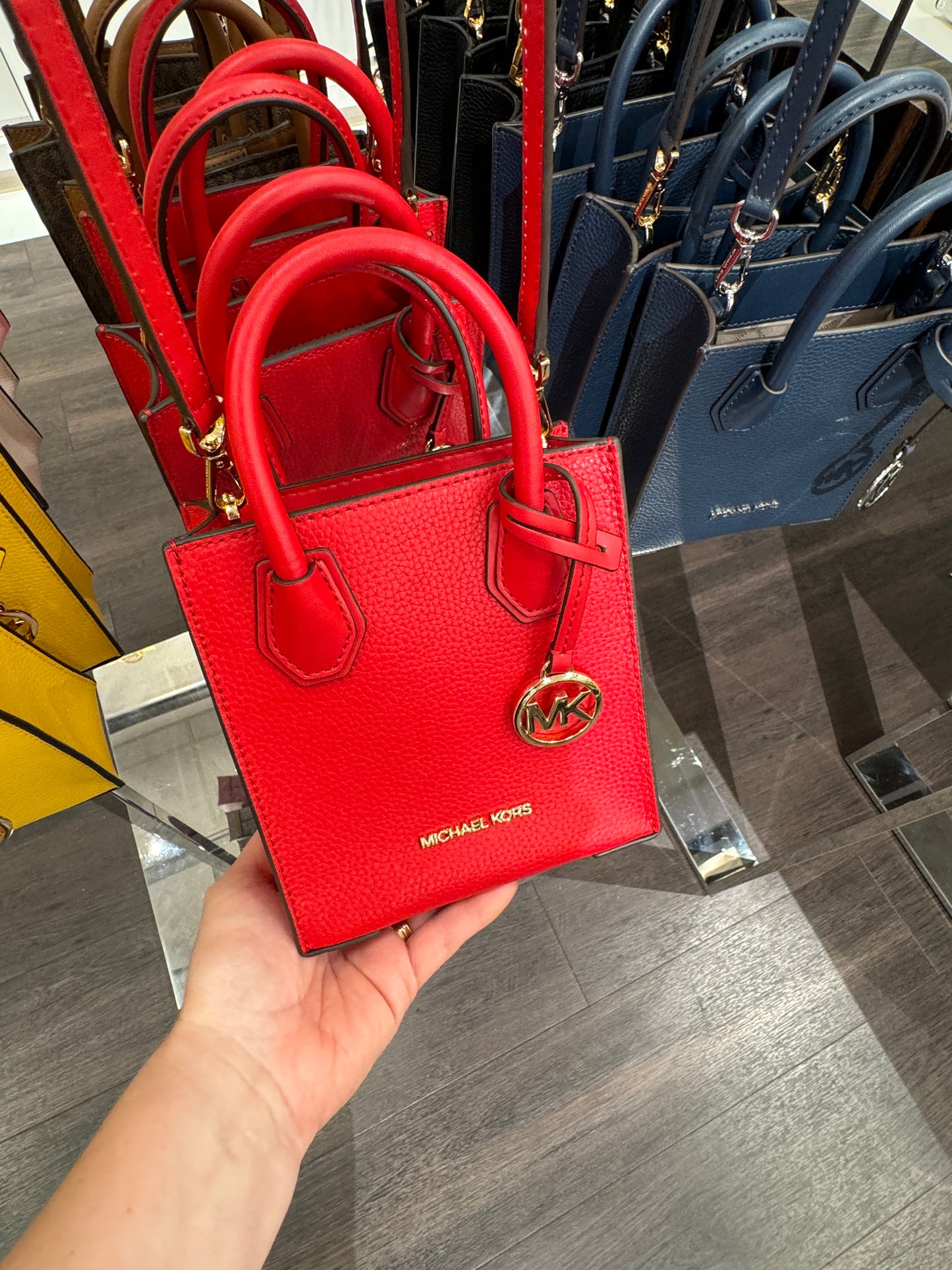 Bolsa importada MICHAEL KORS Mercer mini de mão e transversal