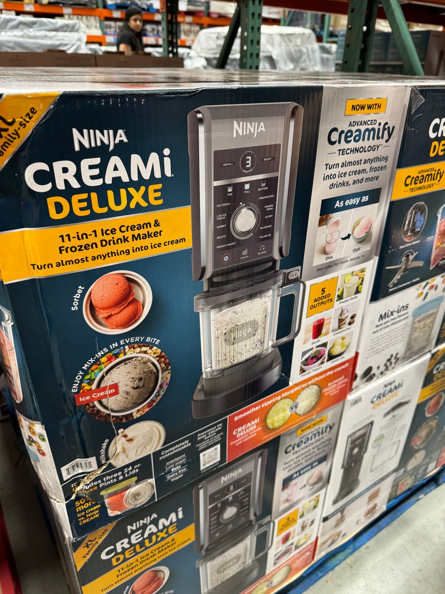 Ninja CREAMi Deluxe 11-in-1 Ice Cream and Frozen Treat Maker