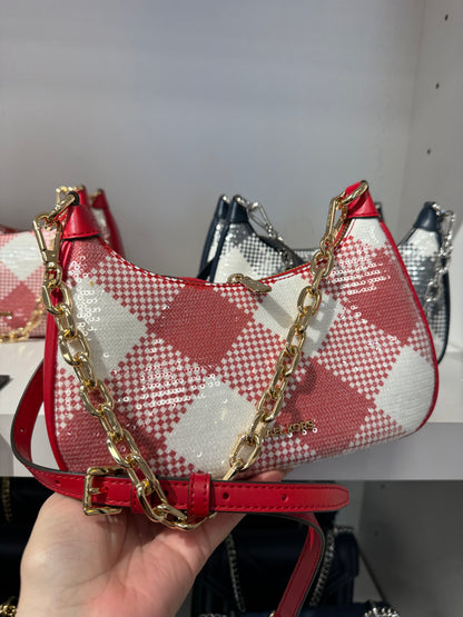 Bolsa de ombro importada MICHAEL KORS Cora pequena