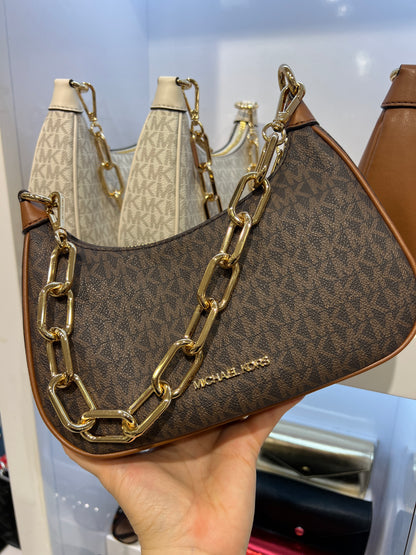 Bolsa de ombro importada MICHAEL KORS Cora pequena