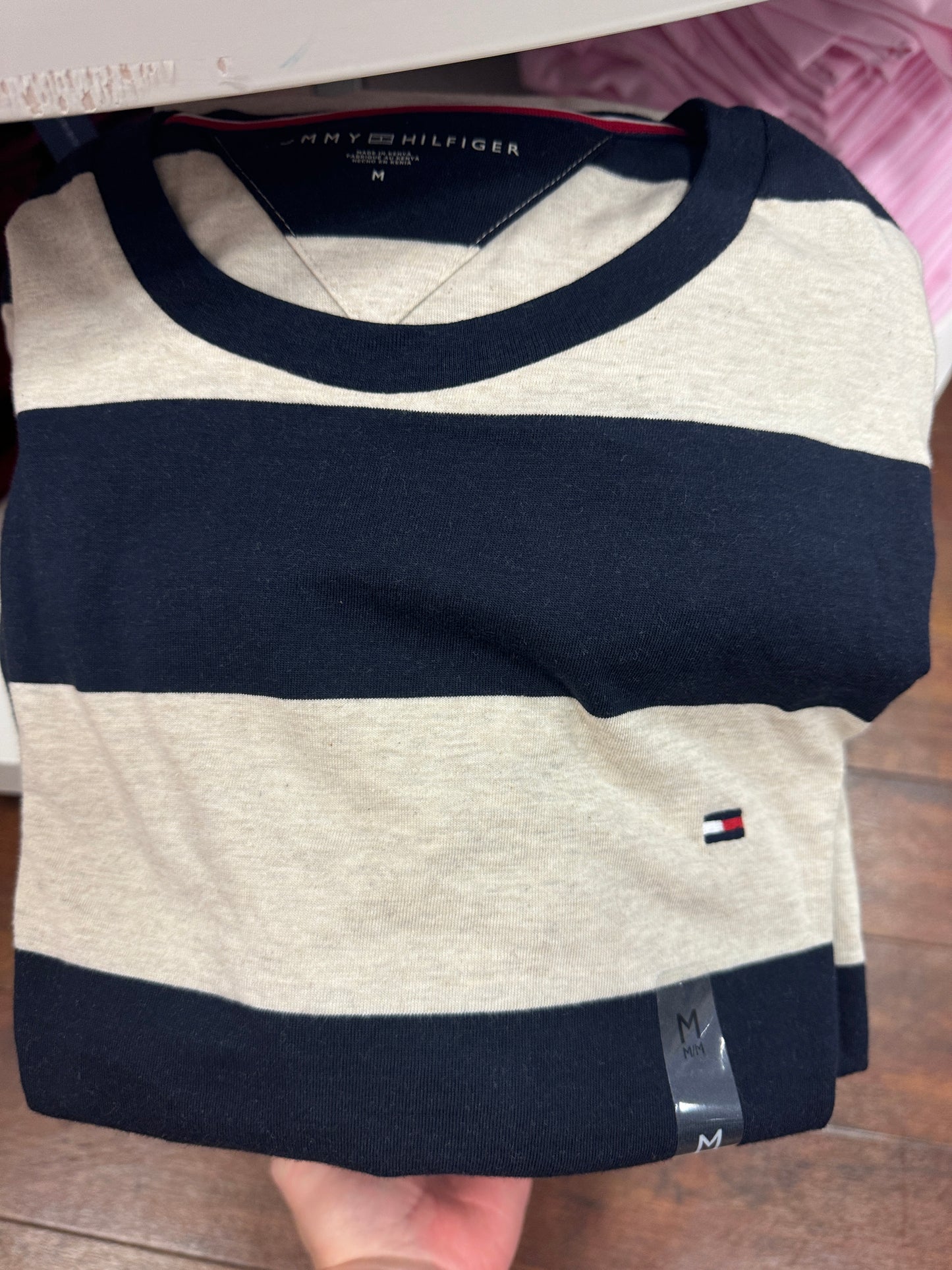 Camiseta TOMMY HILFIGER masculina com listras