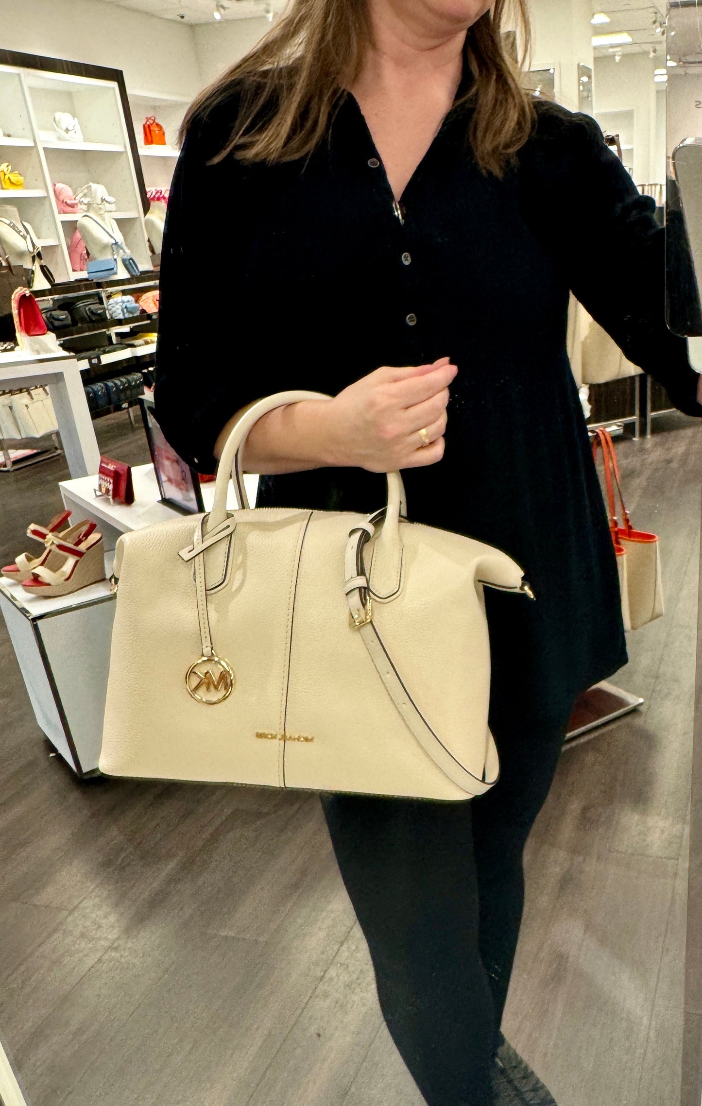 Bolsa importada MICHAEL KORS transversal HYDE grande