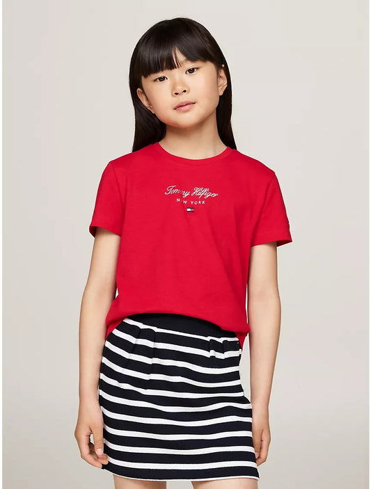 Blusa menina TOMMY HILFIGER com logo metalizado no peito