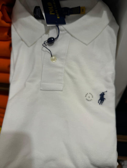 Blusa importada POLO RALPH LAUREN masculina polo de pique com bordado pequeno classic fit