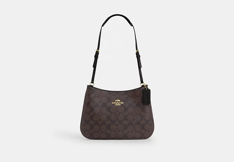 Bolsa de ombro Penelope em lona exclusiva COACH