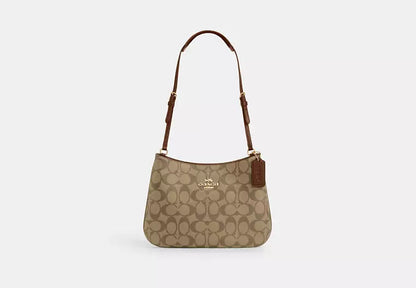 Bolsa de ombro Penelope em lona exclusiva COACH