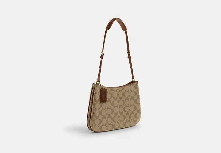 Bolsa de ombro Penelope em lona exclusiva COACH