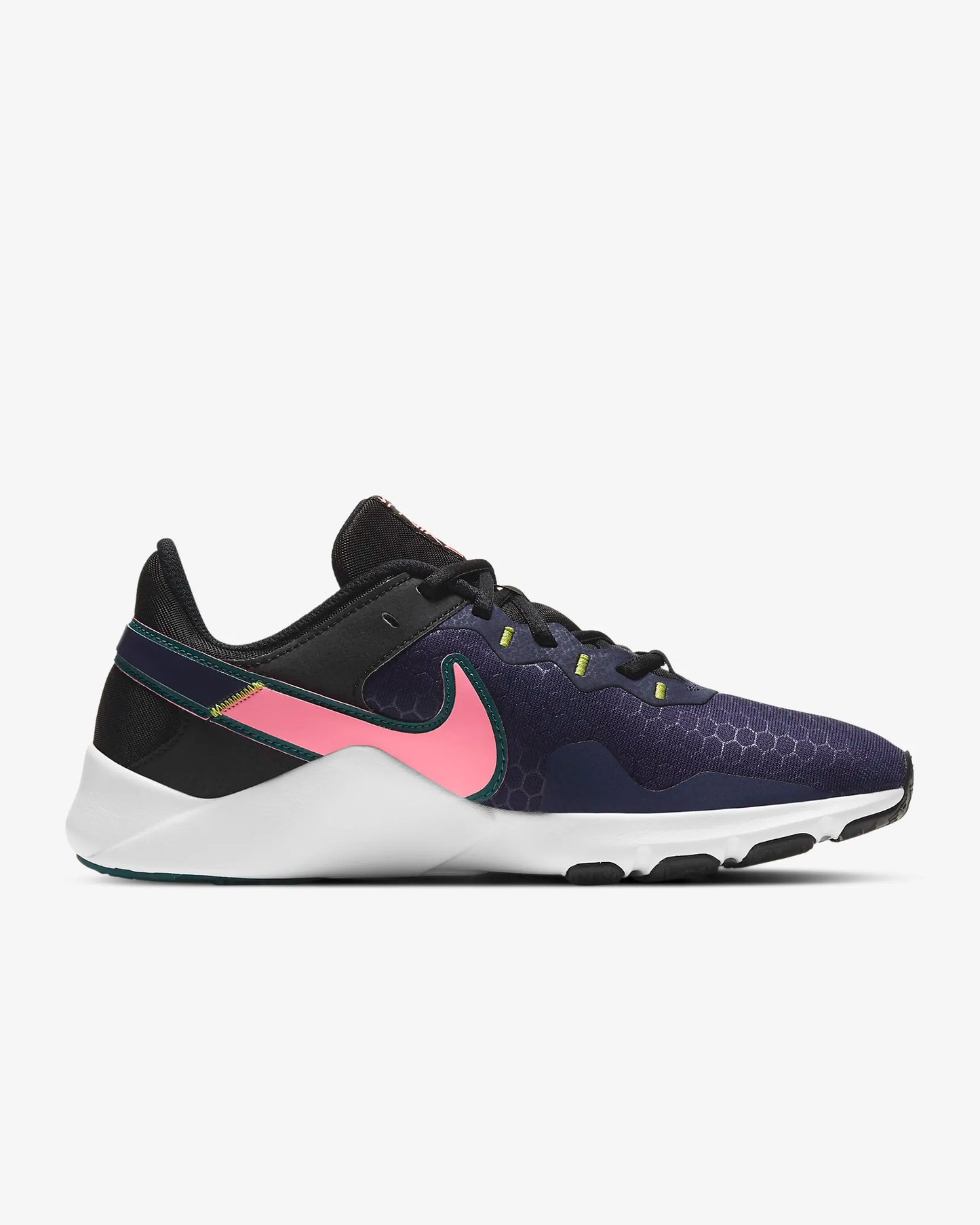 Tênis feminino NIKE Legend Essential 2 Premium Preto e rosa