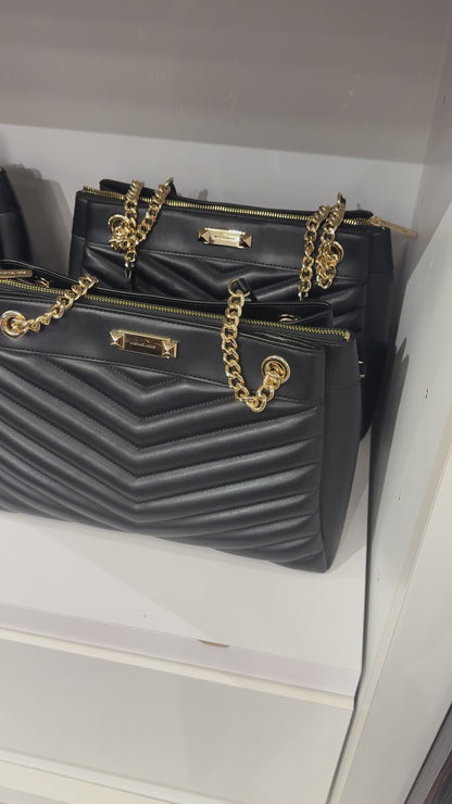 Bolsa importada MICHAEL KORS Susan média acolchoada de ombro